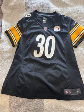 Nike Black and Yellow Pittsburgh Steelers #30 Jersey